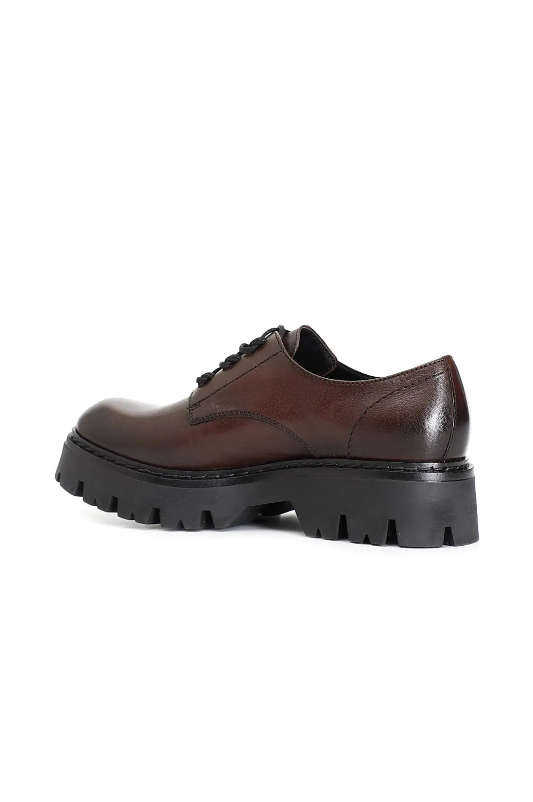 derby donna in pelle tabacco