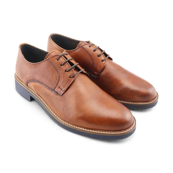 Derby in pelle cuoio