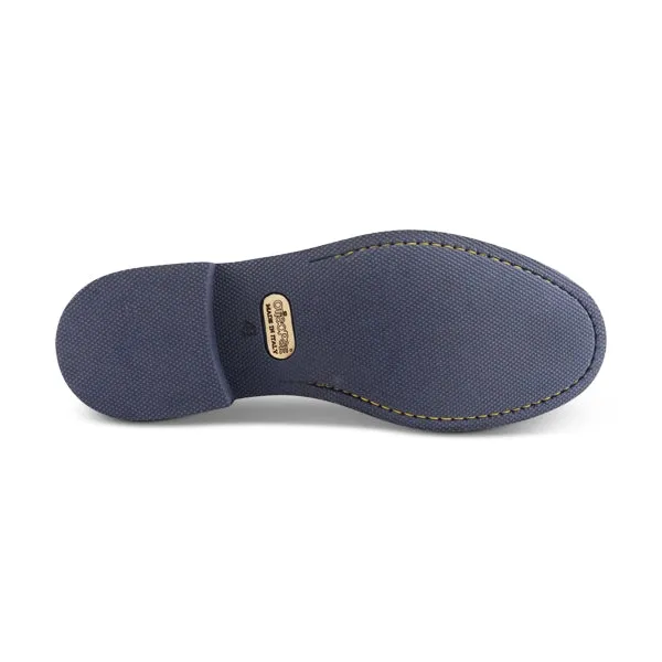Derby nero in pelle