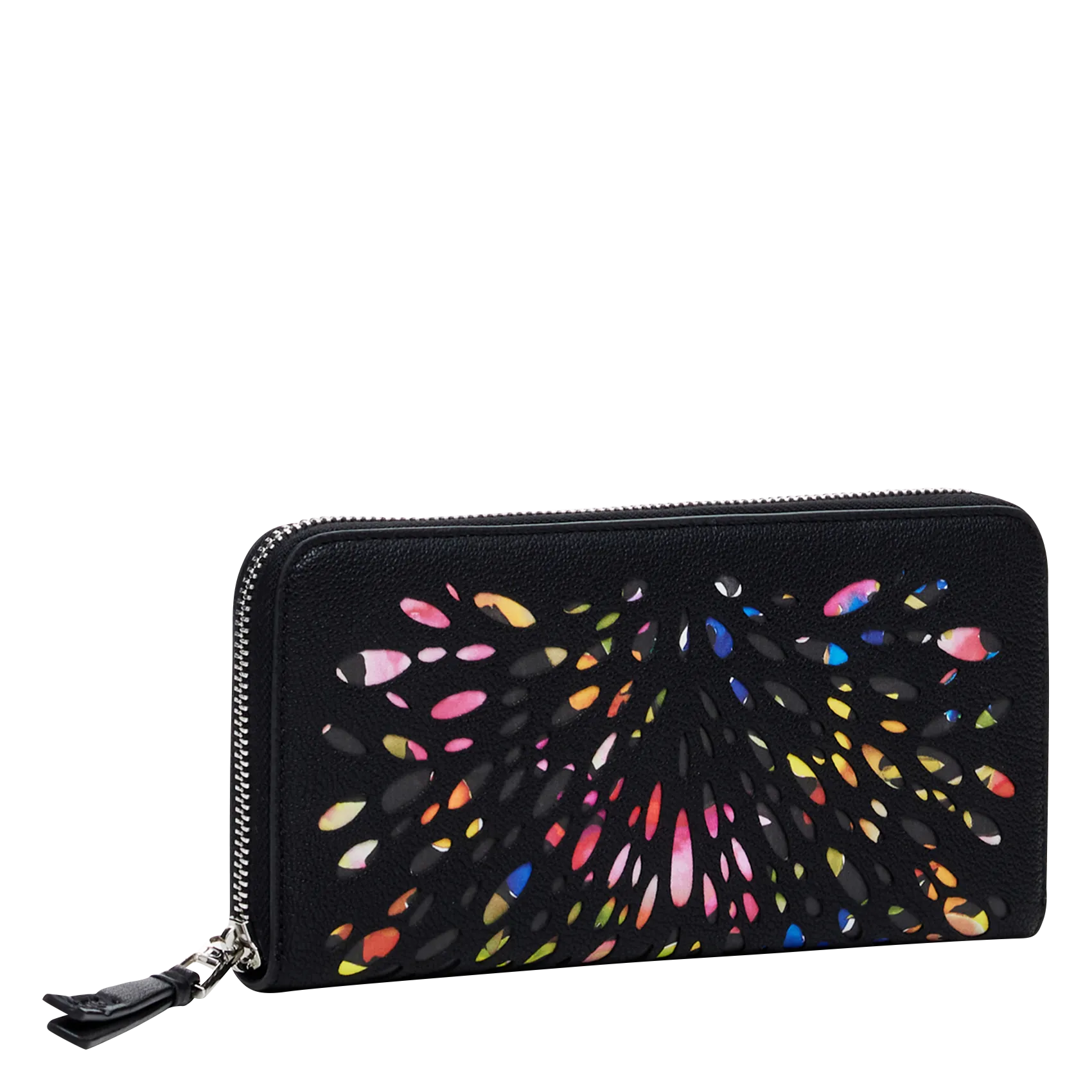  DESIGUAL   Portafoglio con rilievo geometrico | Nero