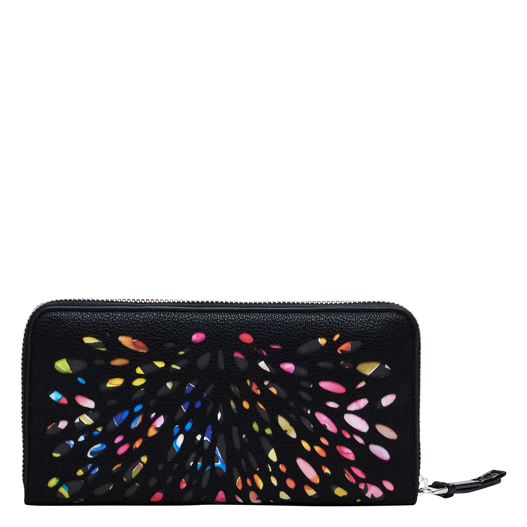  DESIGUAL   Portafoglio con rilievo geometrico | Nero