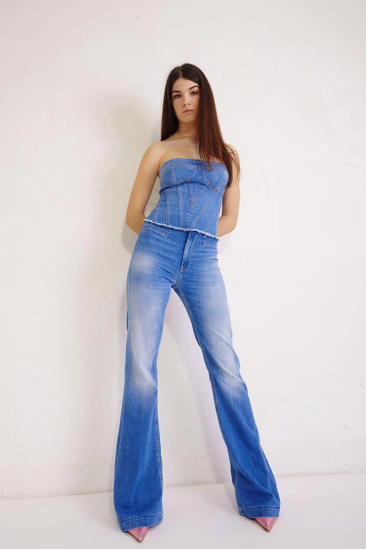 DONDUP Jeans JANET bootcut in denim stretch