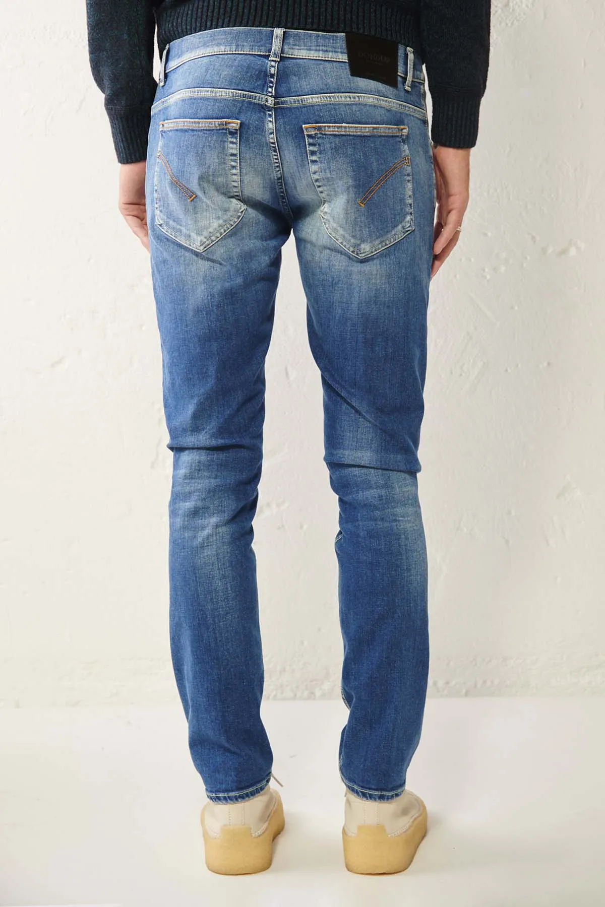 DONDUP Jeans Slim TRAVIS blu lavaggio medio