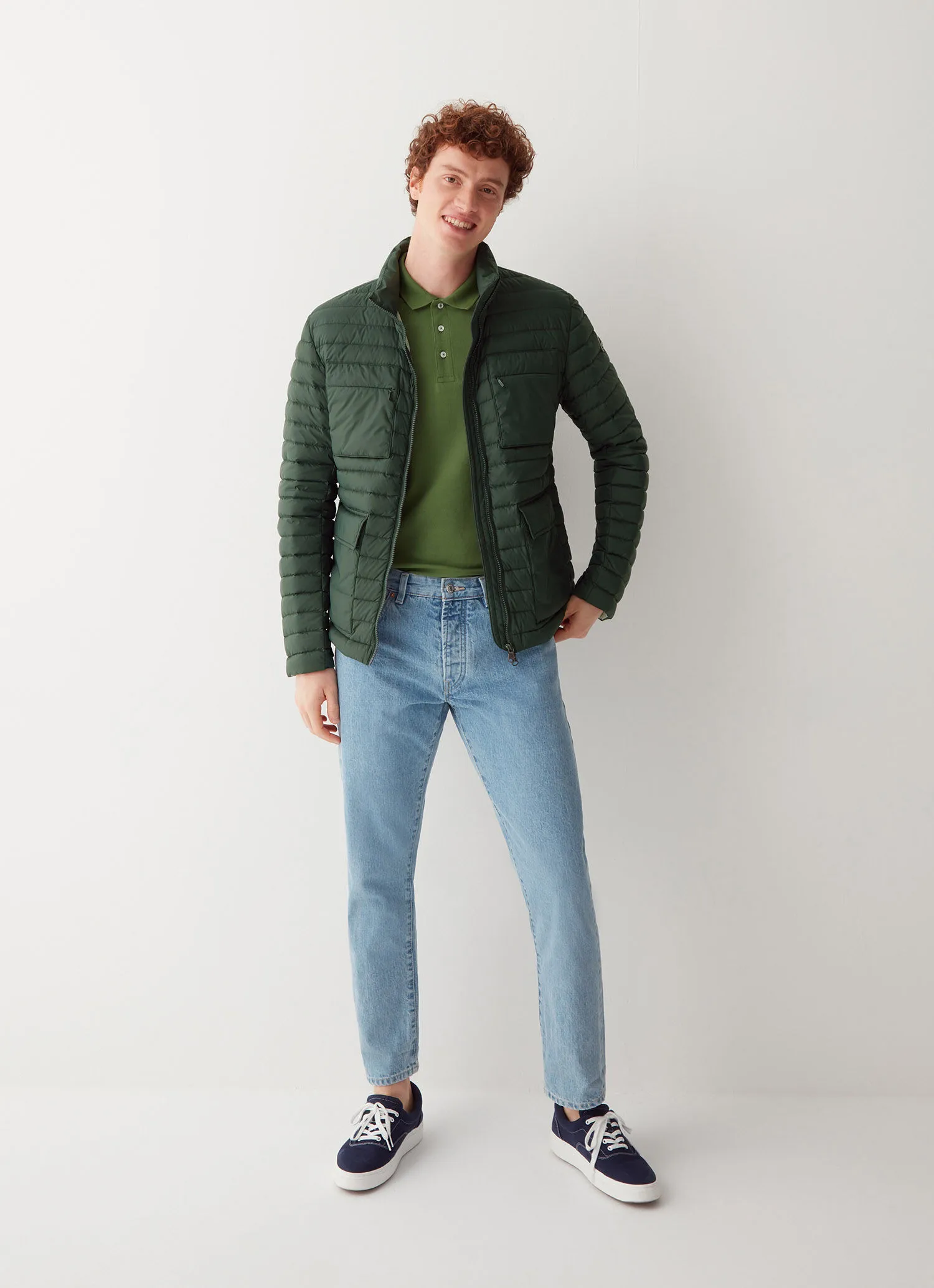 Down field jacket