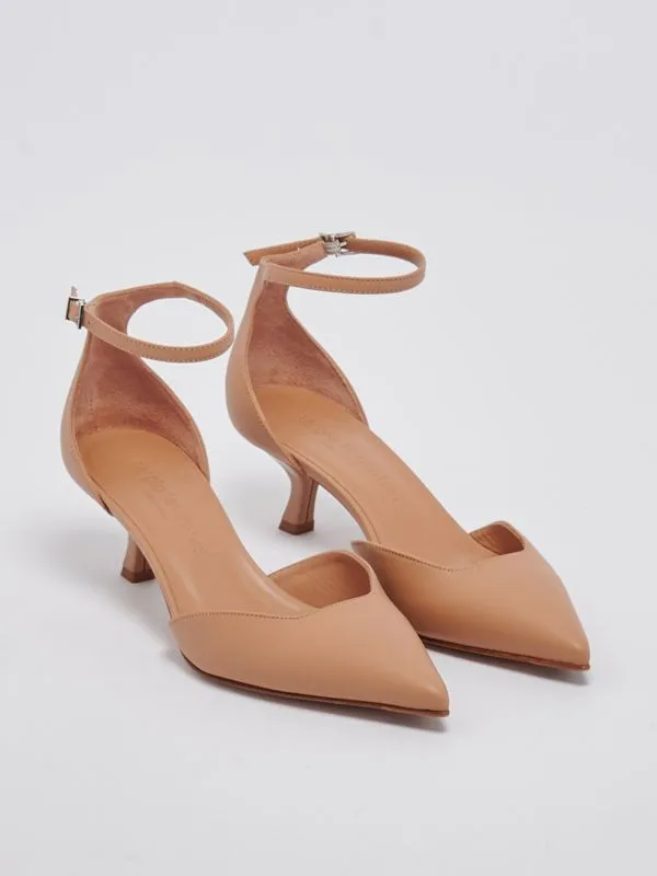Décolleté donna Sergio Levantesi Cate4 in pelle Nude