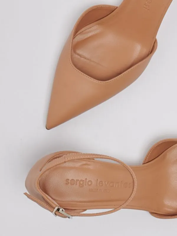 Décolleté donna Sergio Levantesi Cate4 in pelle Nude
