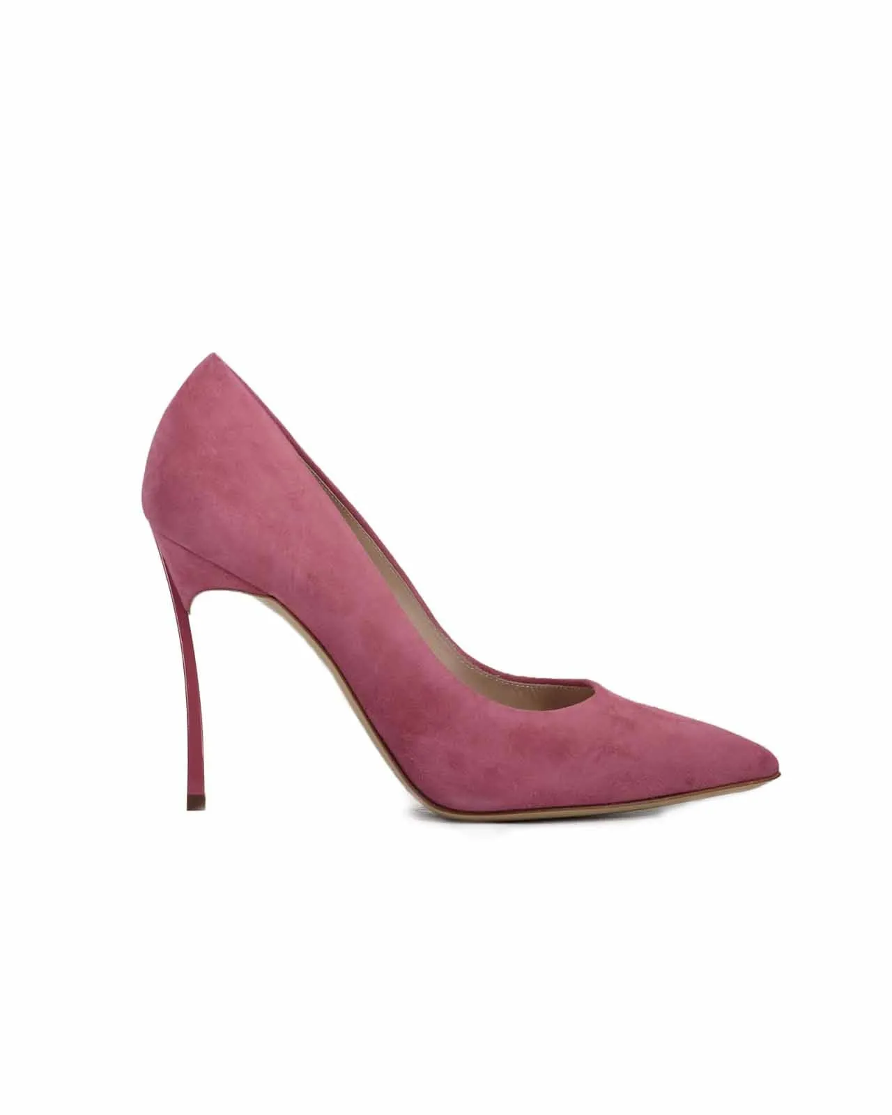 Décolleté Tuberosa Blade suede rosa