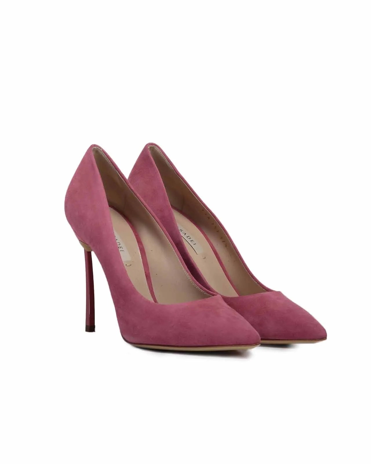 Décolleté Tuberosa Blade suede rosa