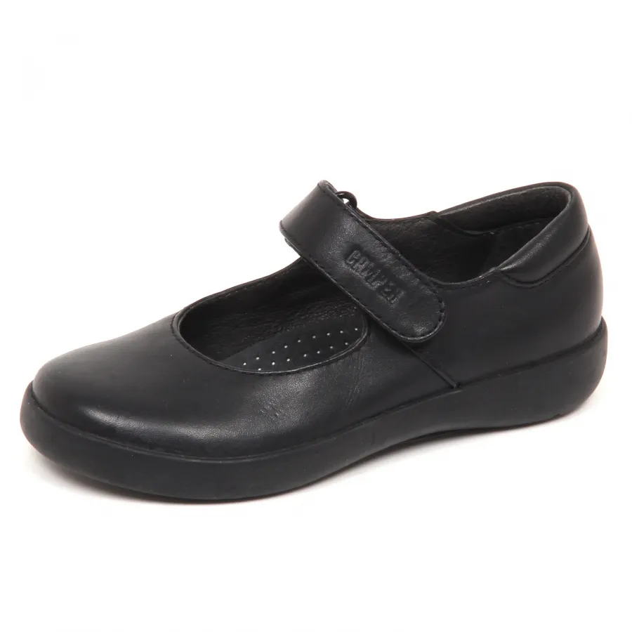 E1216 (without box) ballerina bimba nero CAMPER scarpe shoe kid girl