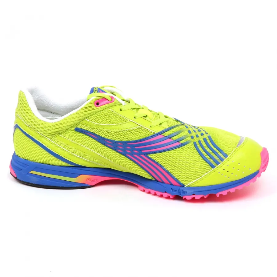 E5266 sneaker uomo fluo green DIADORA MYTHOS RACER AX scarpe shoe man