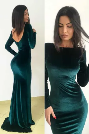 Elegante abito a sirena con il fondo svasato