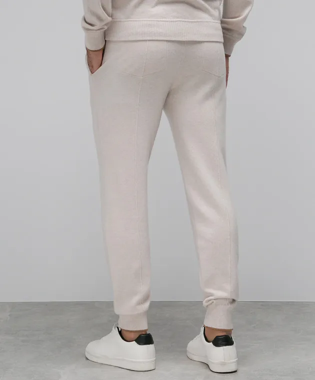 Enrico Mandelli Joggers in cashmere beige A7K0065265