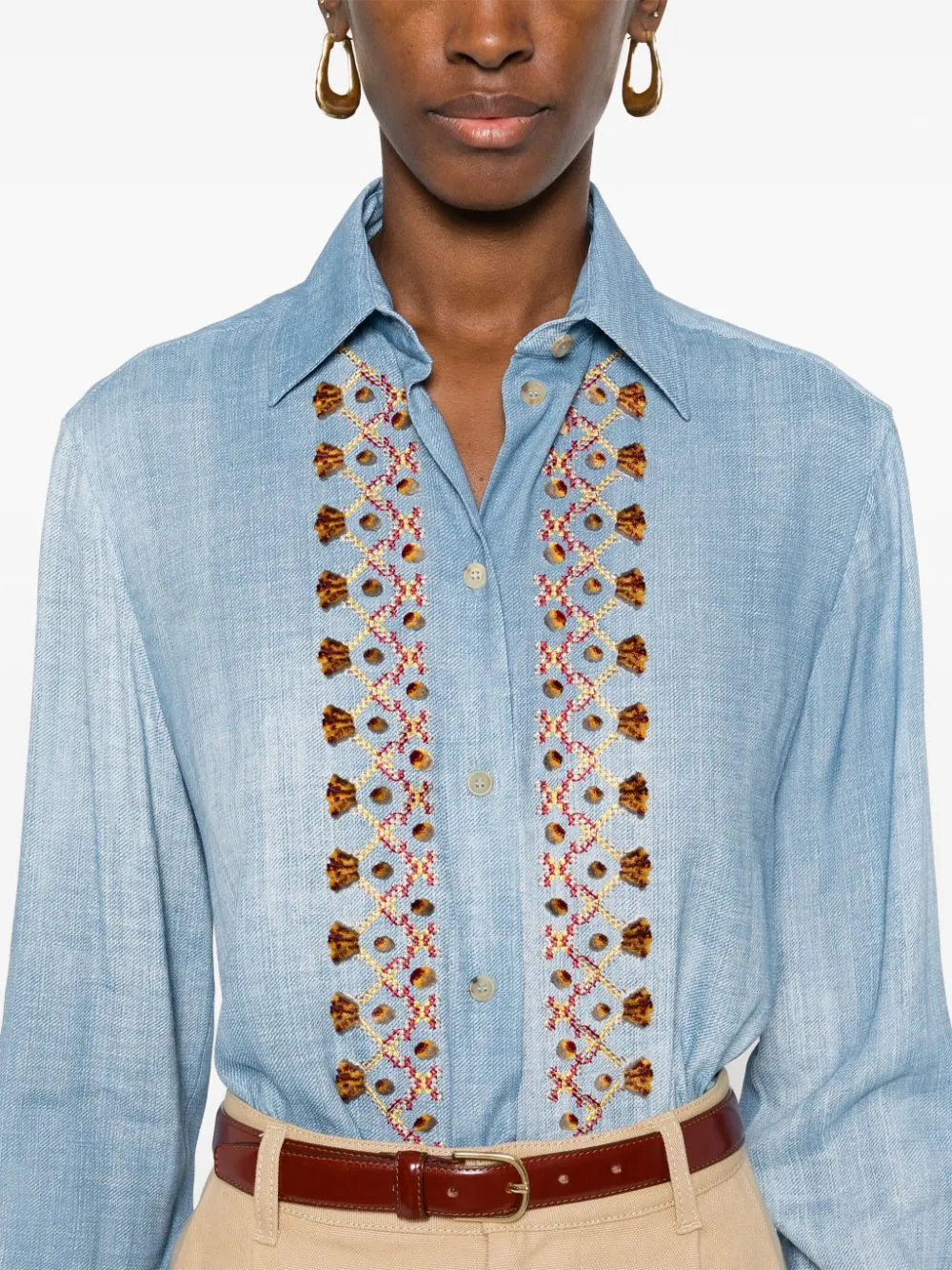 ERMANNO SCERVINO Camicia con ricamo