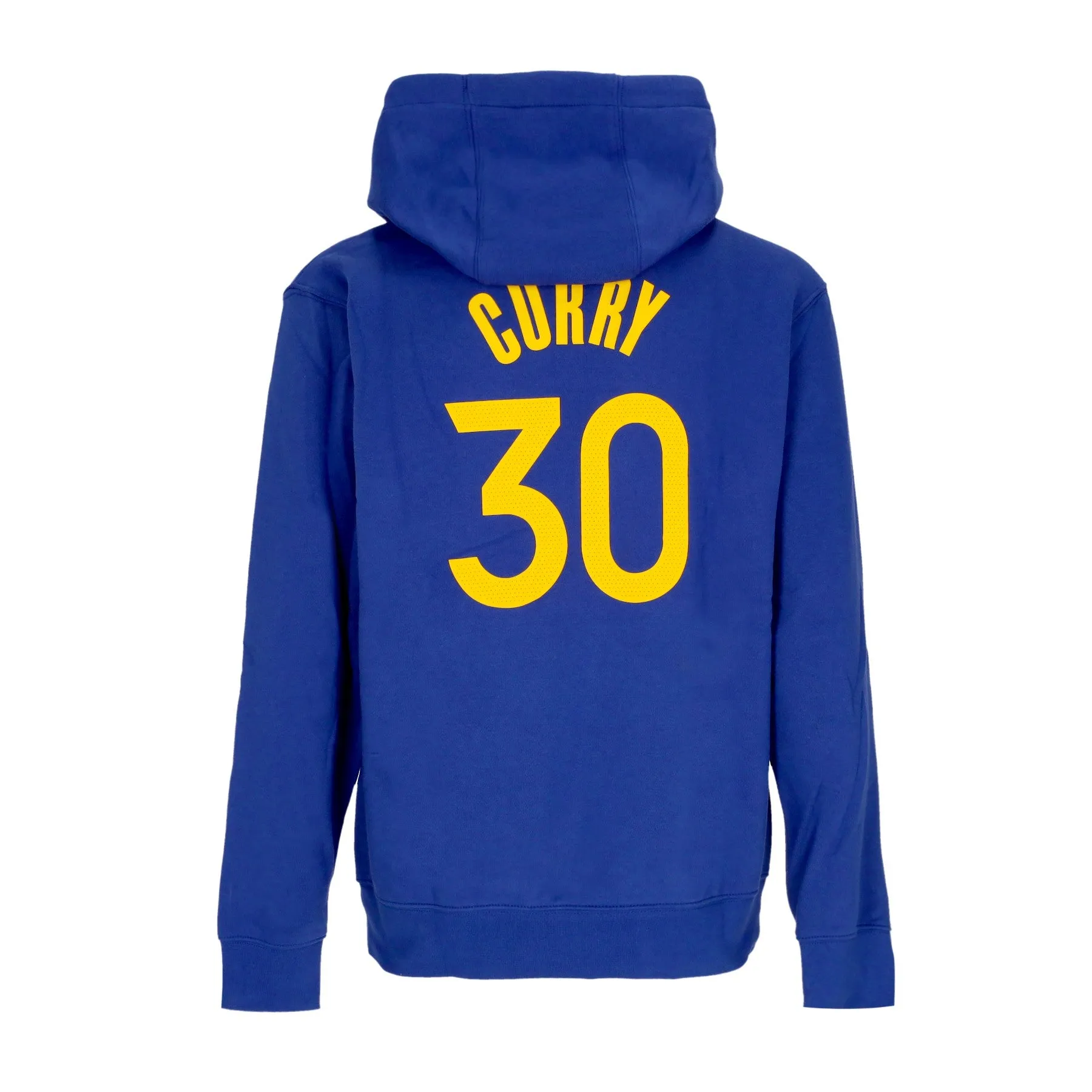 Felpa Cappuccio Uomo Nba Club Hoodie No 30 Stephen Curry Golwar Rush Blue