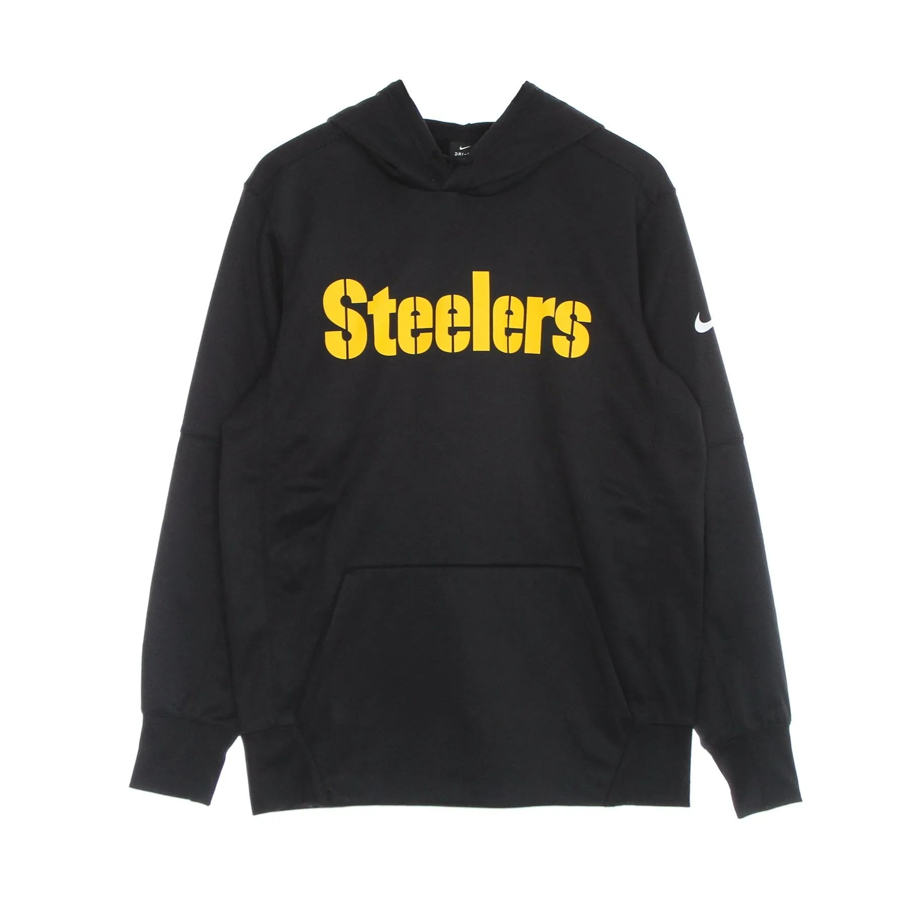 Felpa Cappuccio Uomo Nfl Wordmark Therma Pullover Hoodie Pitste Black/original Team Colors