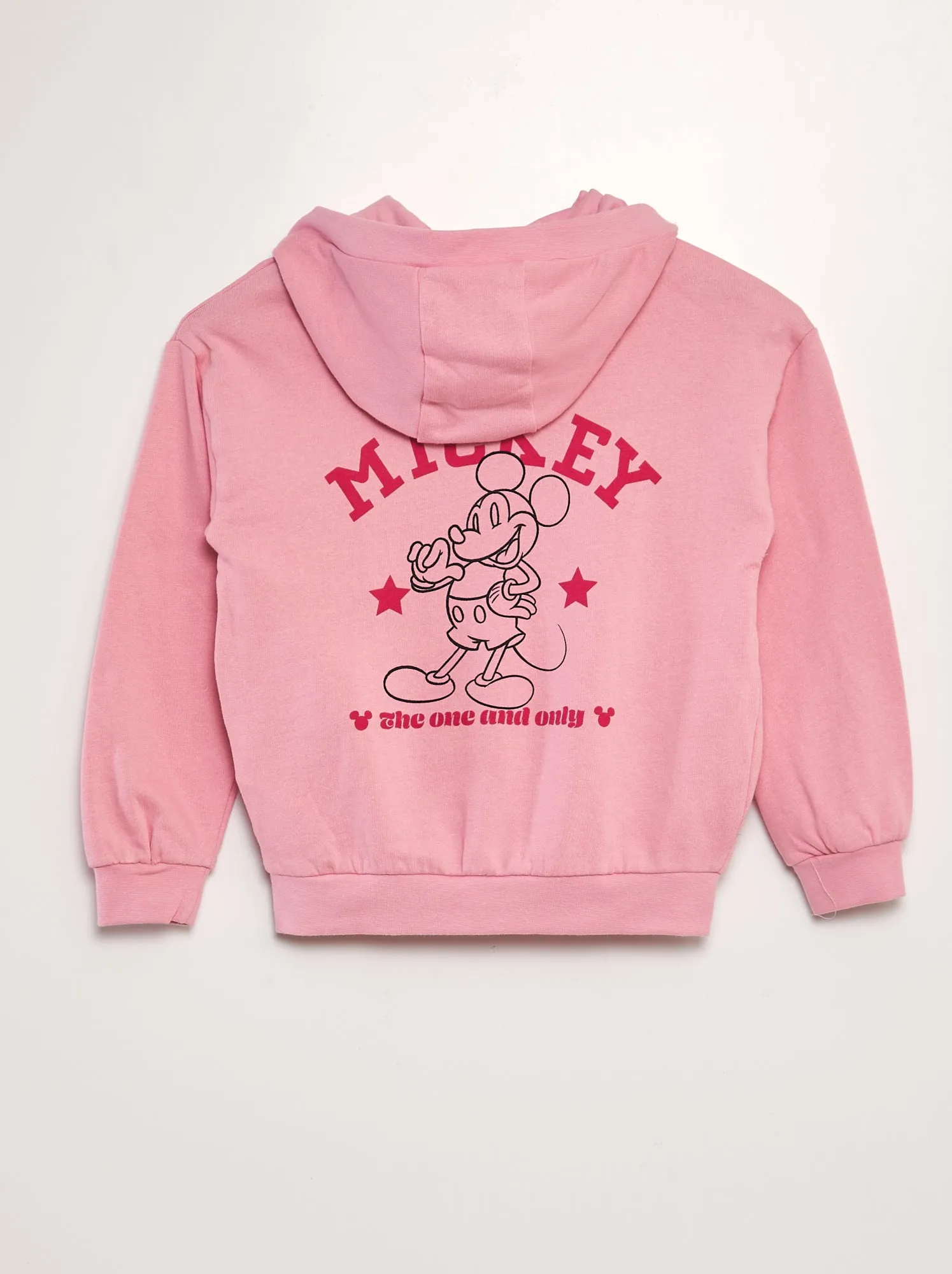 Felpa con cappuccio e zip 'Topolino' di Disney - ROSA