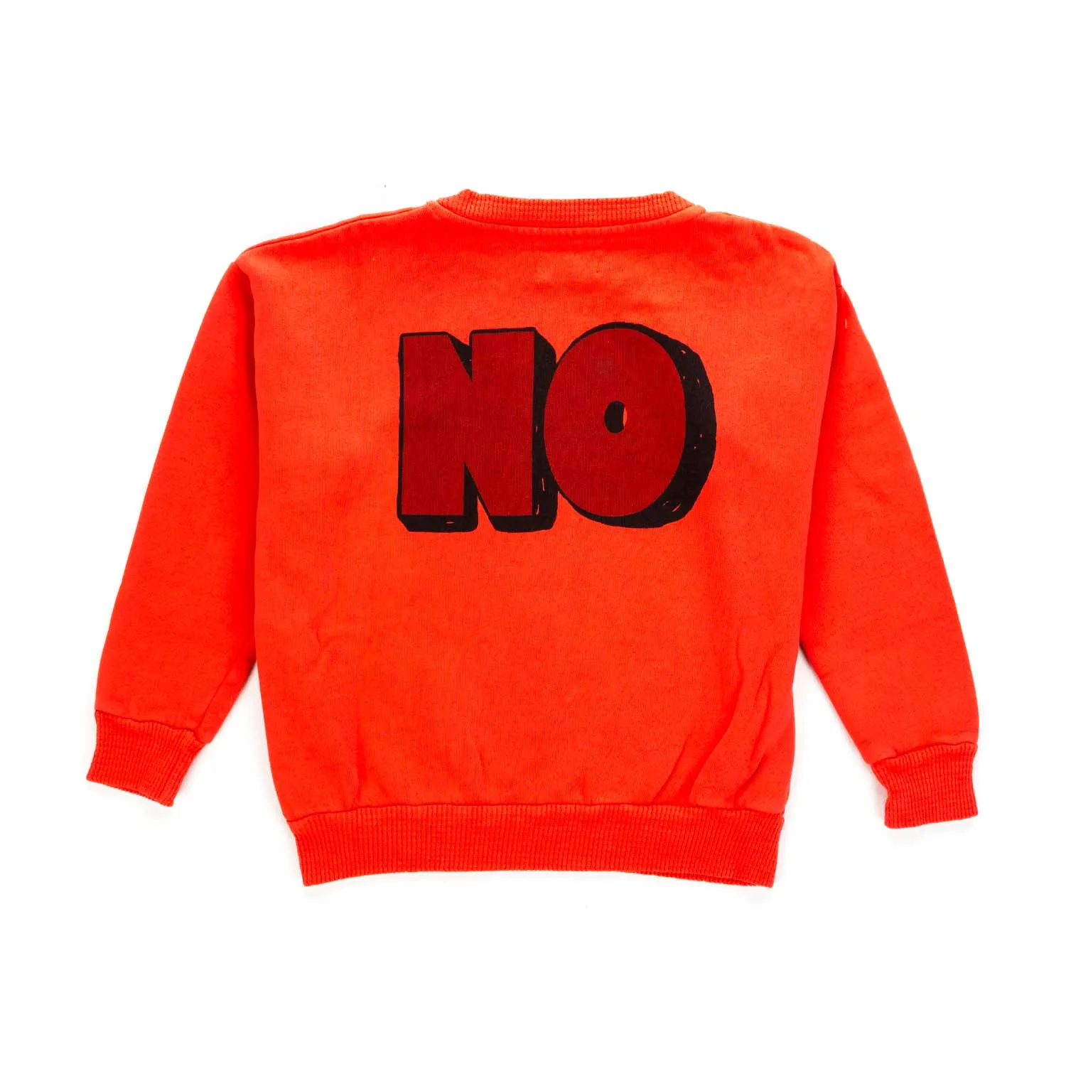 Felpa Cotone Arancio Bambino