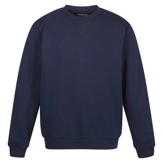 Felpa da lavoro Regatta Professional TRF686 per Uomo, col. Blu Navy, XL, in 35% cotone, 65% poliestere