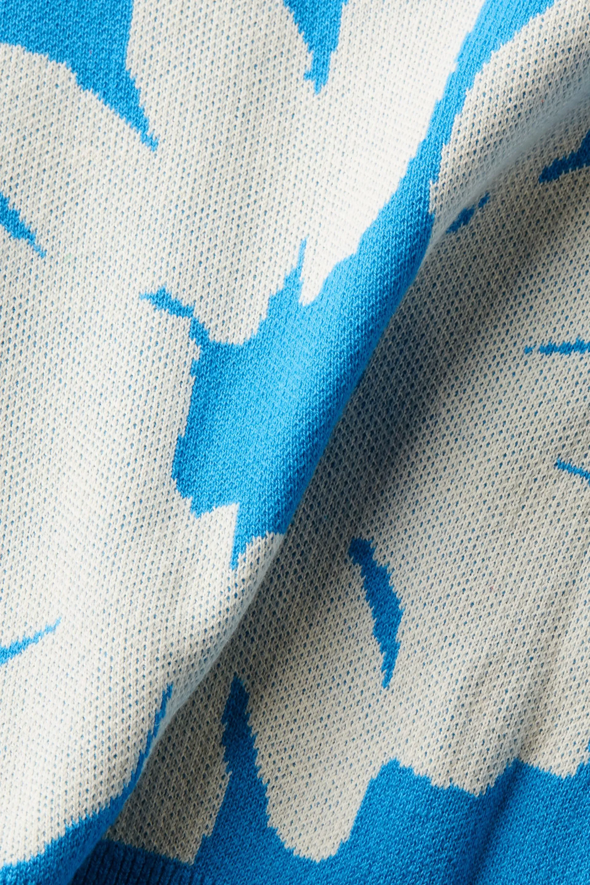 Felpa in cotone jacquard