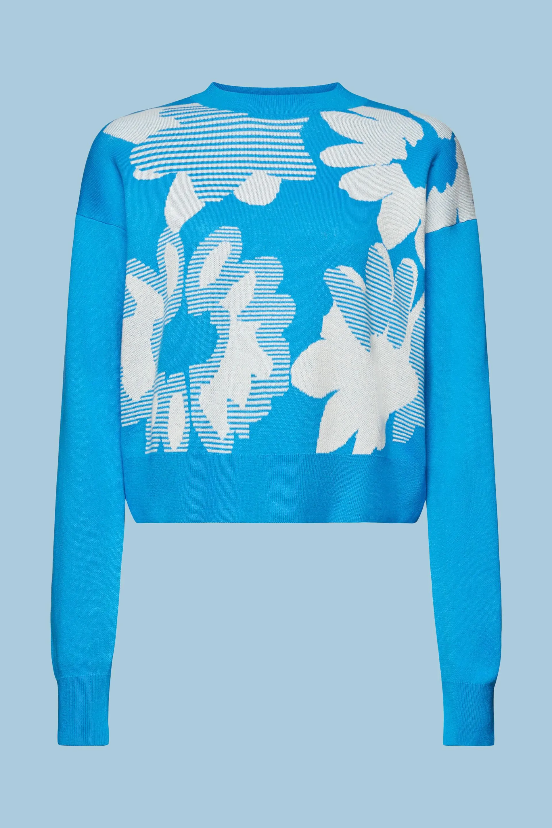 Felpa in cotone jacquard