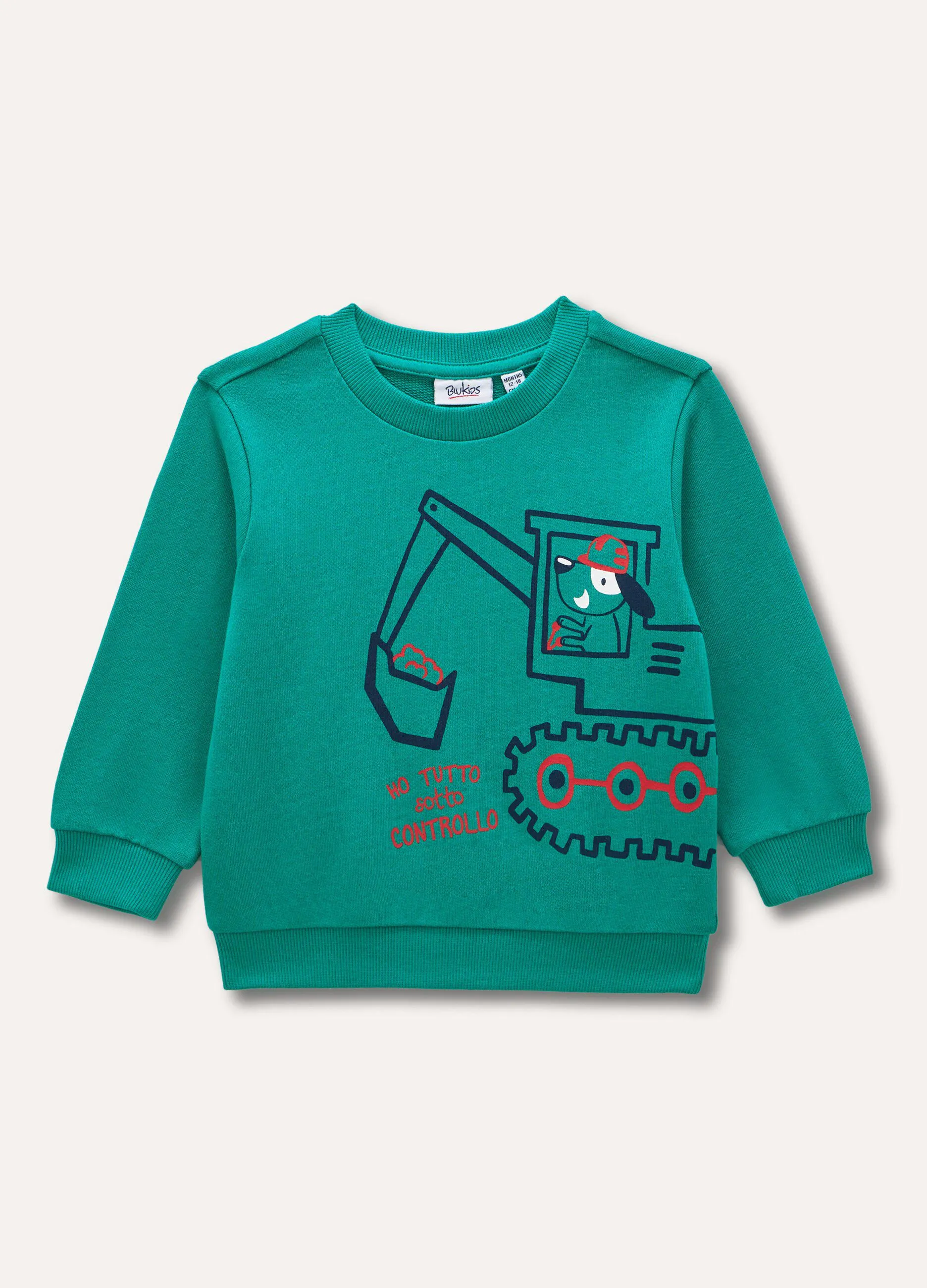 Felpa in cotone neonato