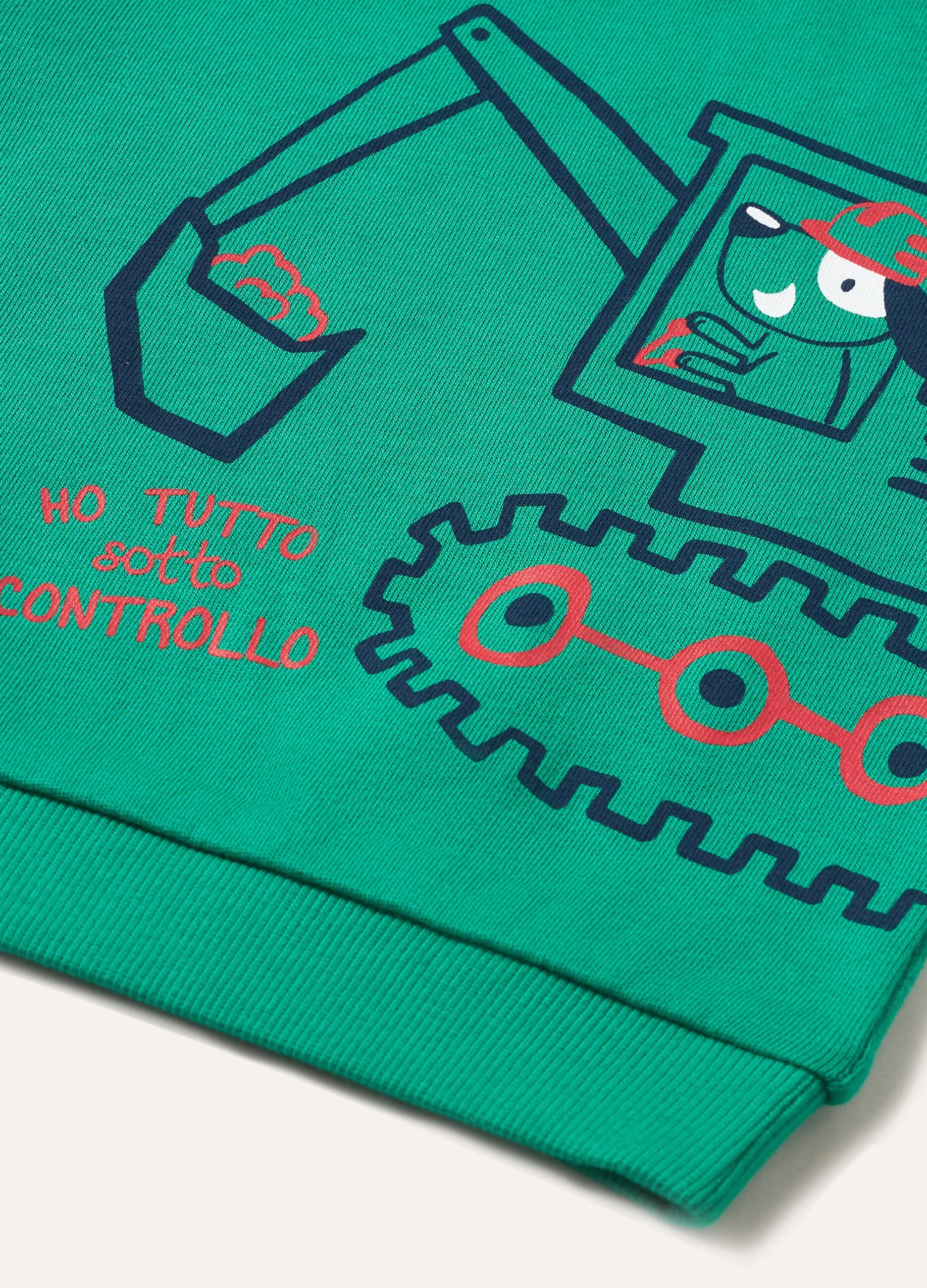 Felpa in cotone neonato