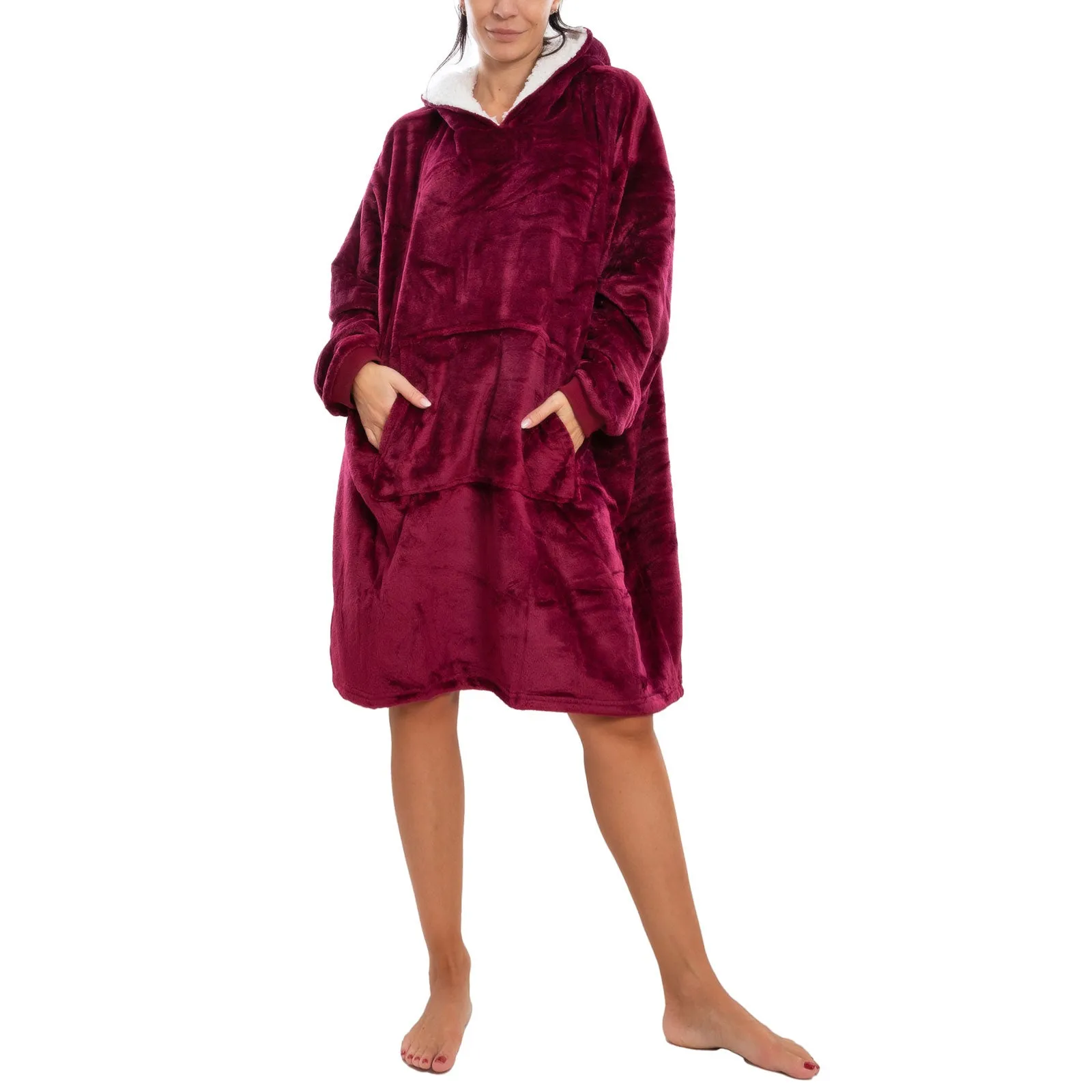 Felpa Oversize Donna Ecopelliccia S1027