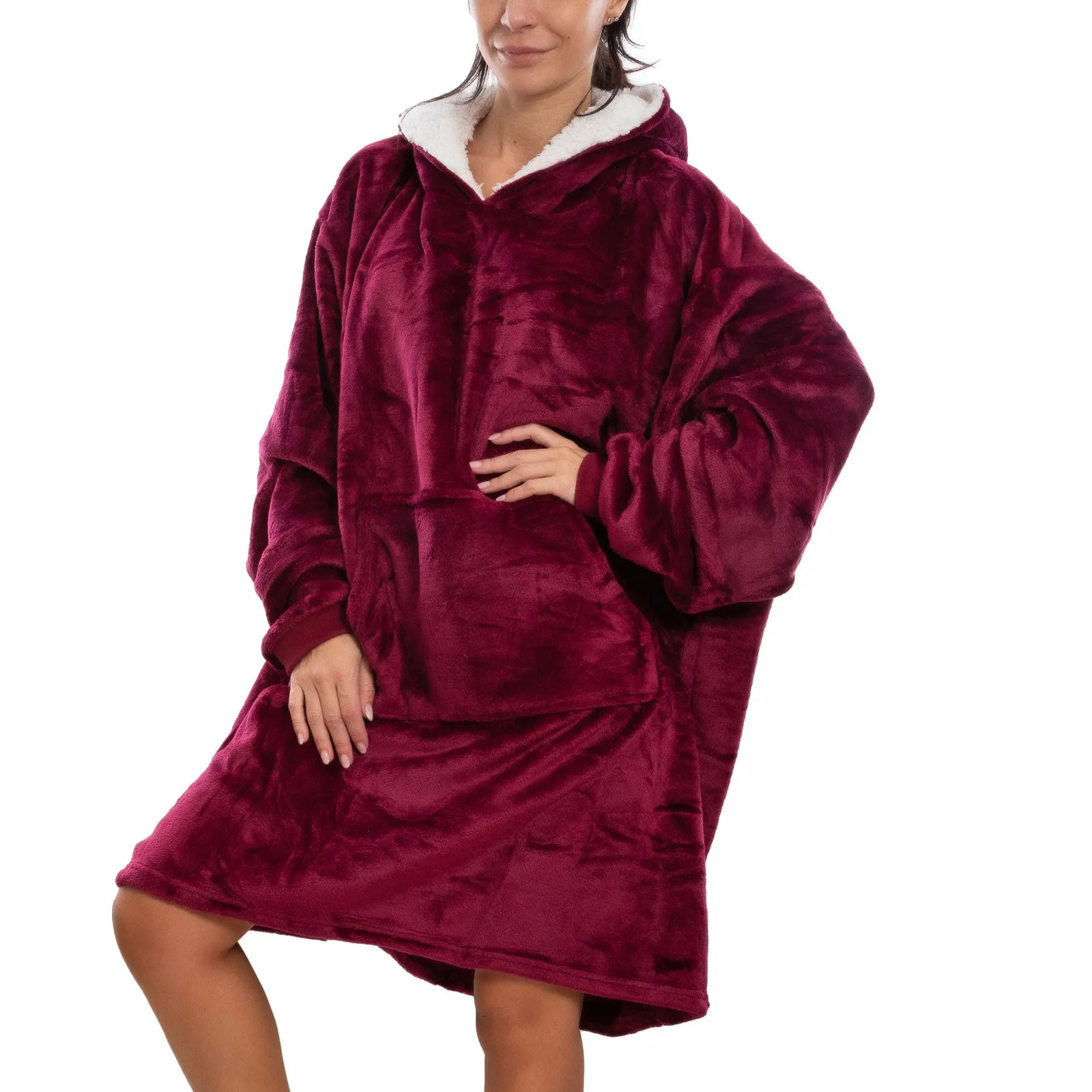 Felpa Oversize Donna Ecopelliccia S1027