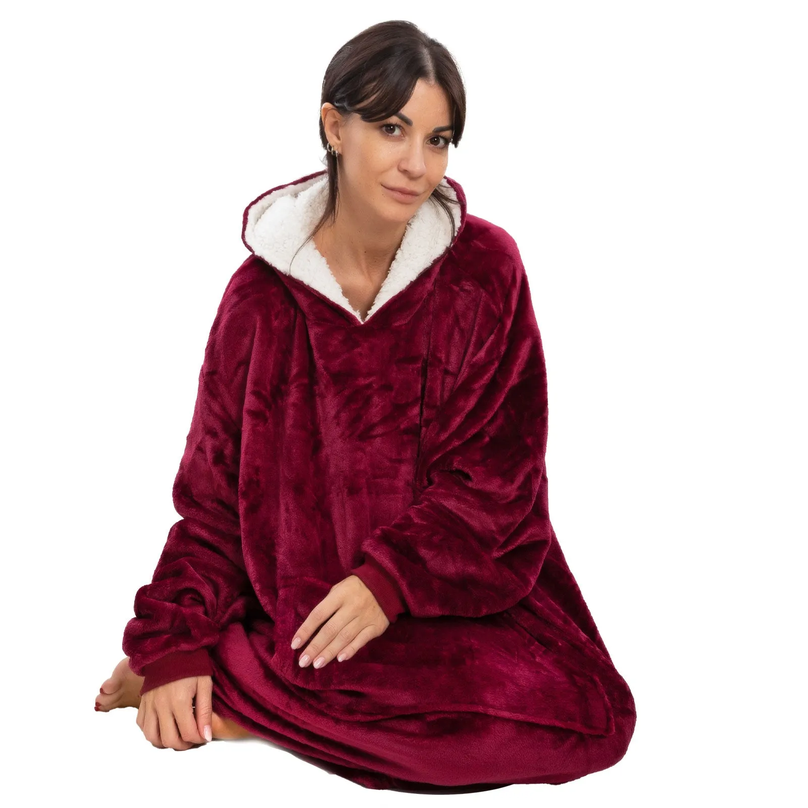Felpa Oversize Donna Ecopelliccia S1027