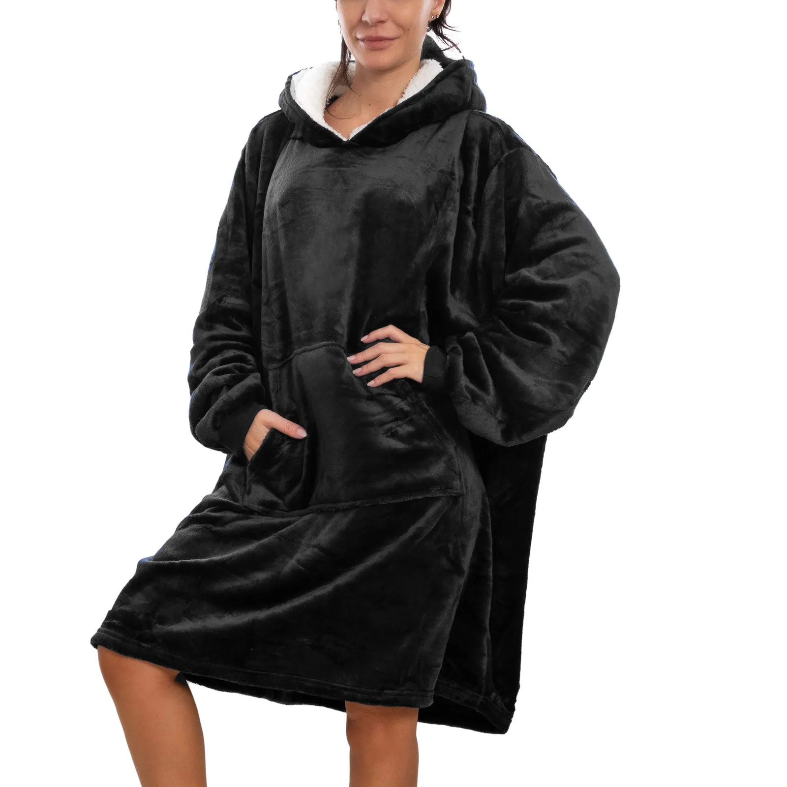 Felpa Oversize Donna Ecopelliccia S1027