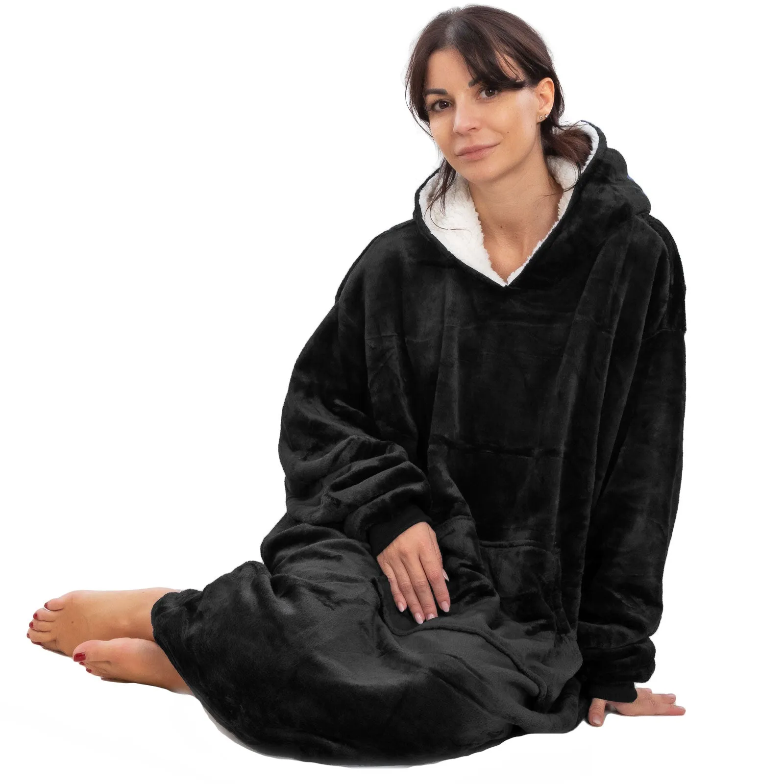 Felpa Oversize Donna Ecopelliccia S1027