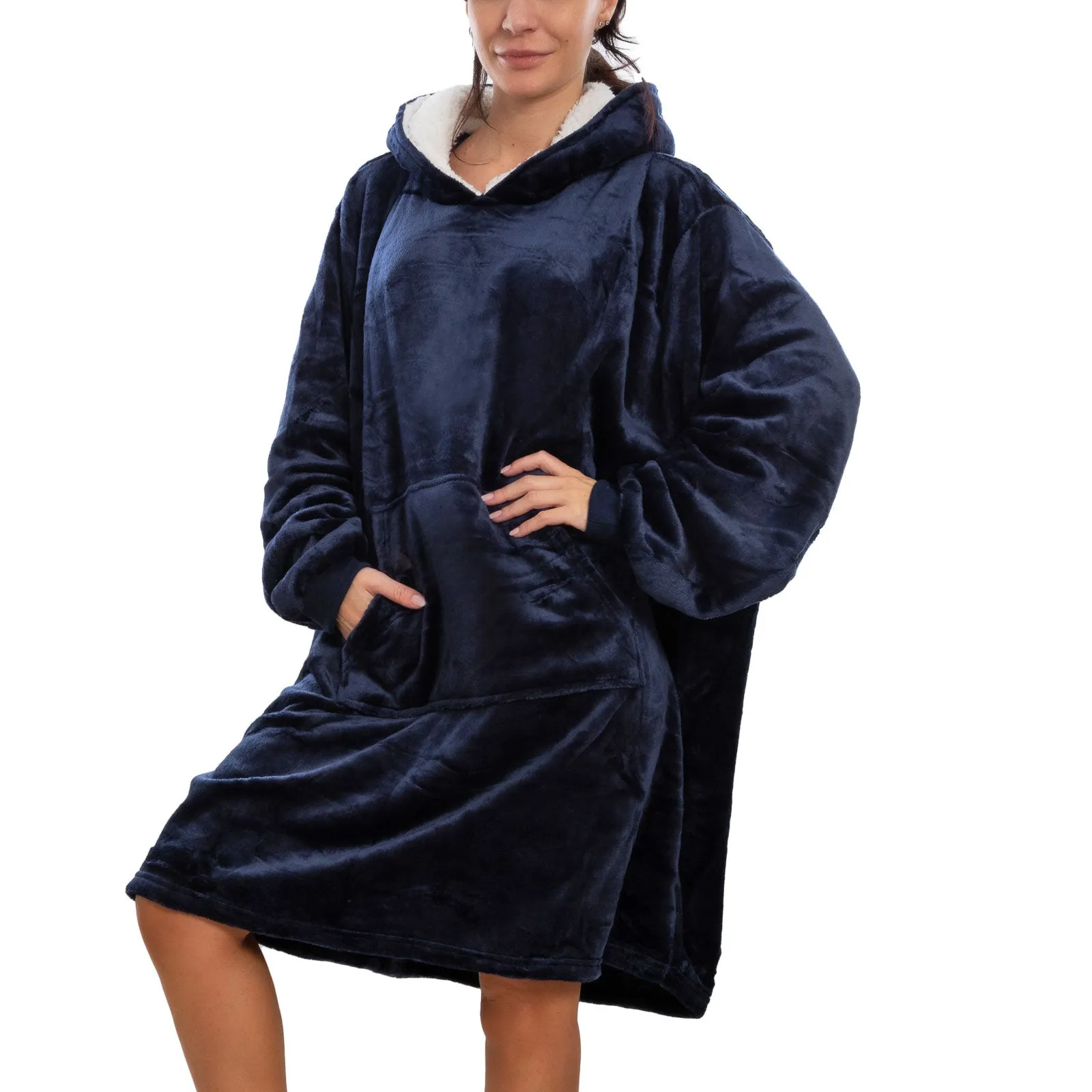 Felpa Oversize Donna Ecopelliccia S1027