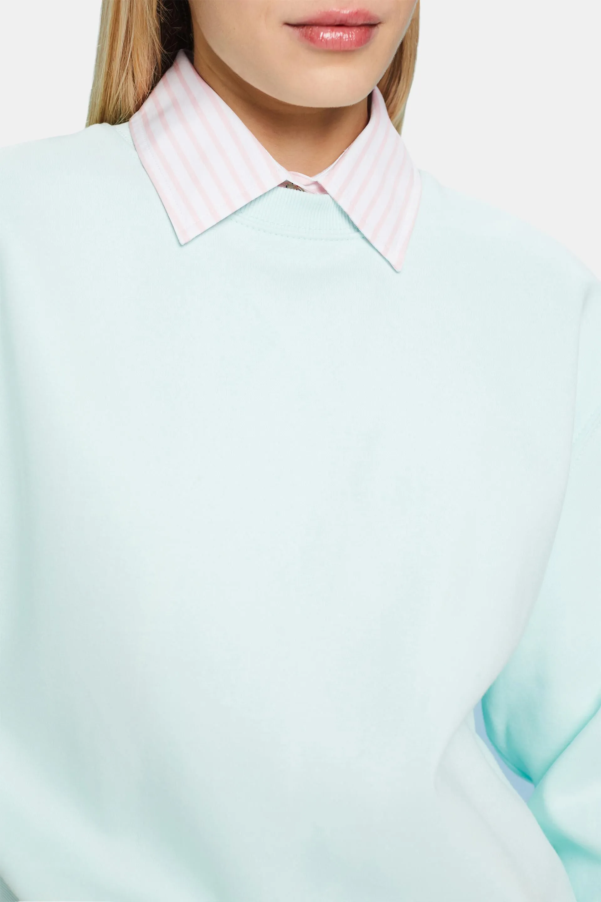 Felpa pullover in misto cotone