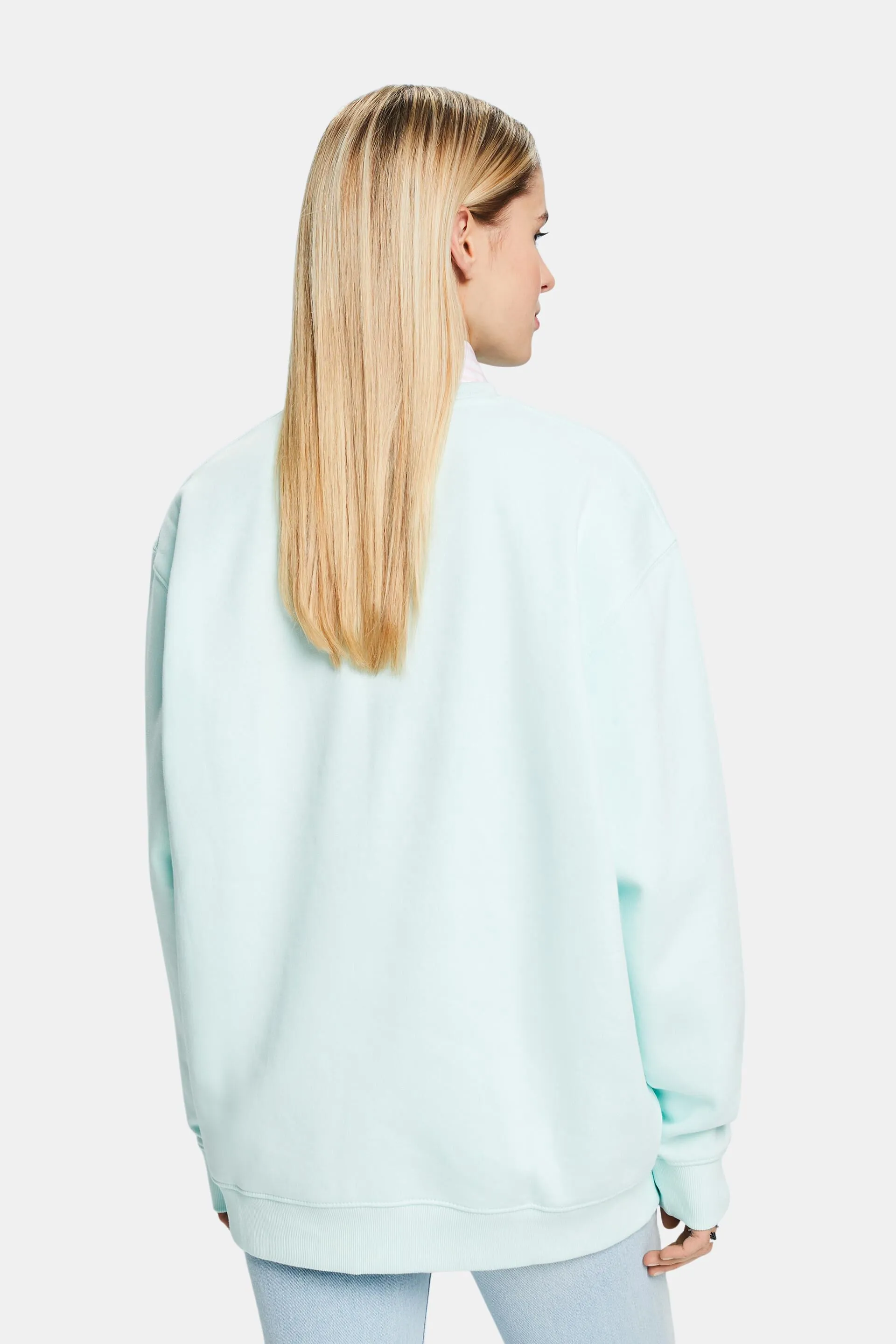 Felpa pullover in misto cotone