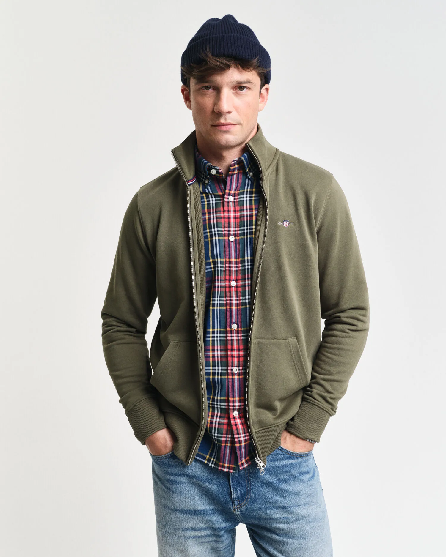 Felpa Shield con zip    