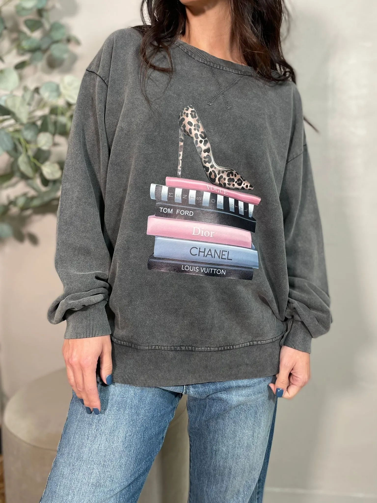 Felpa Stampa Moda