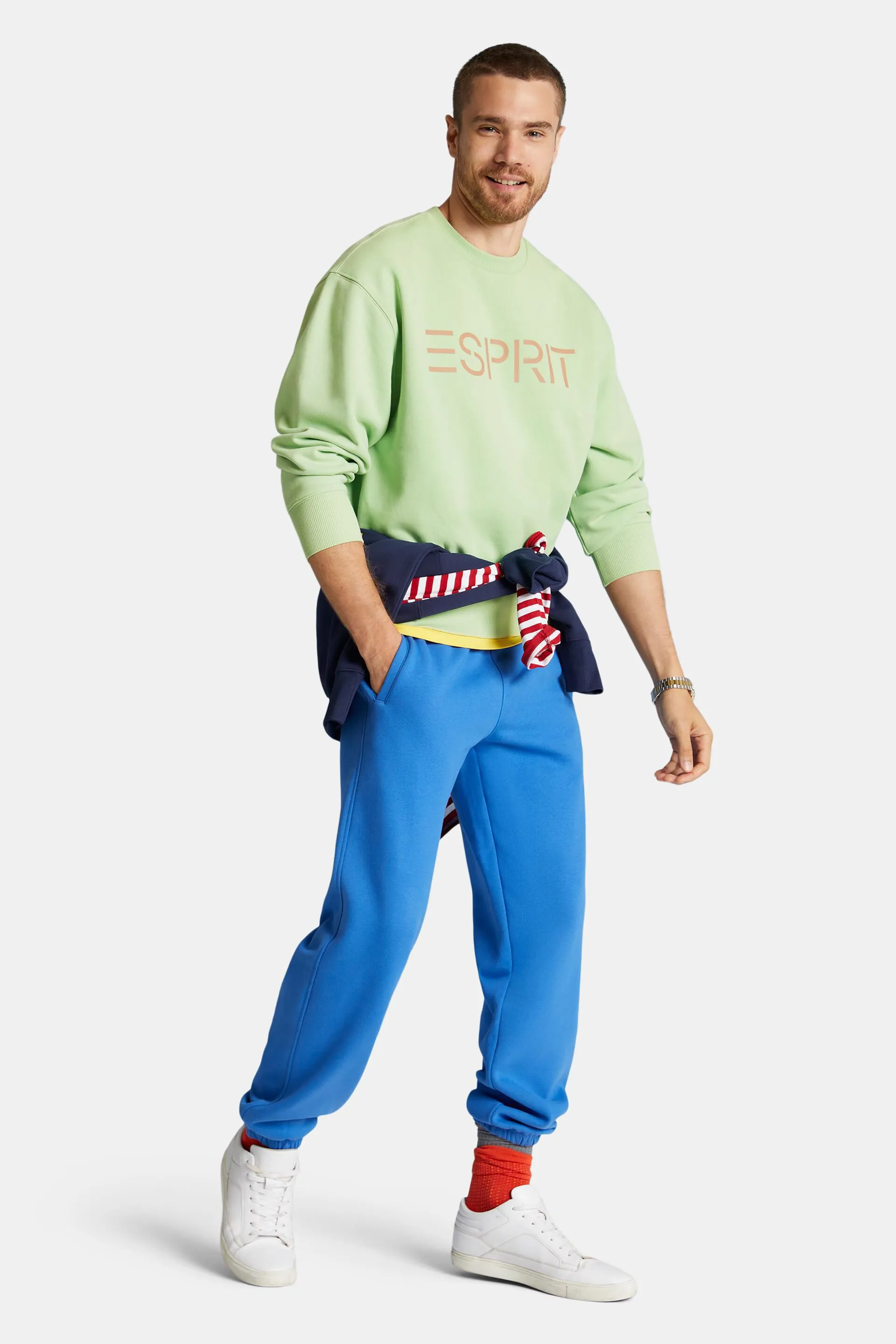 Felpa unisex con logo in pile di cotone