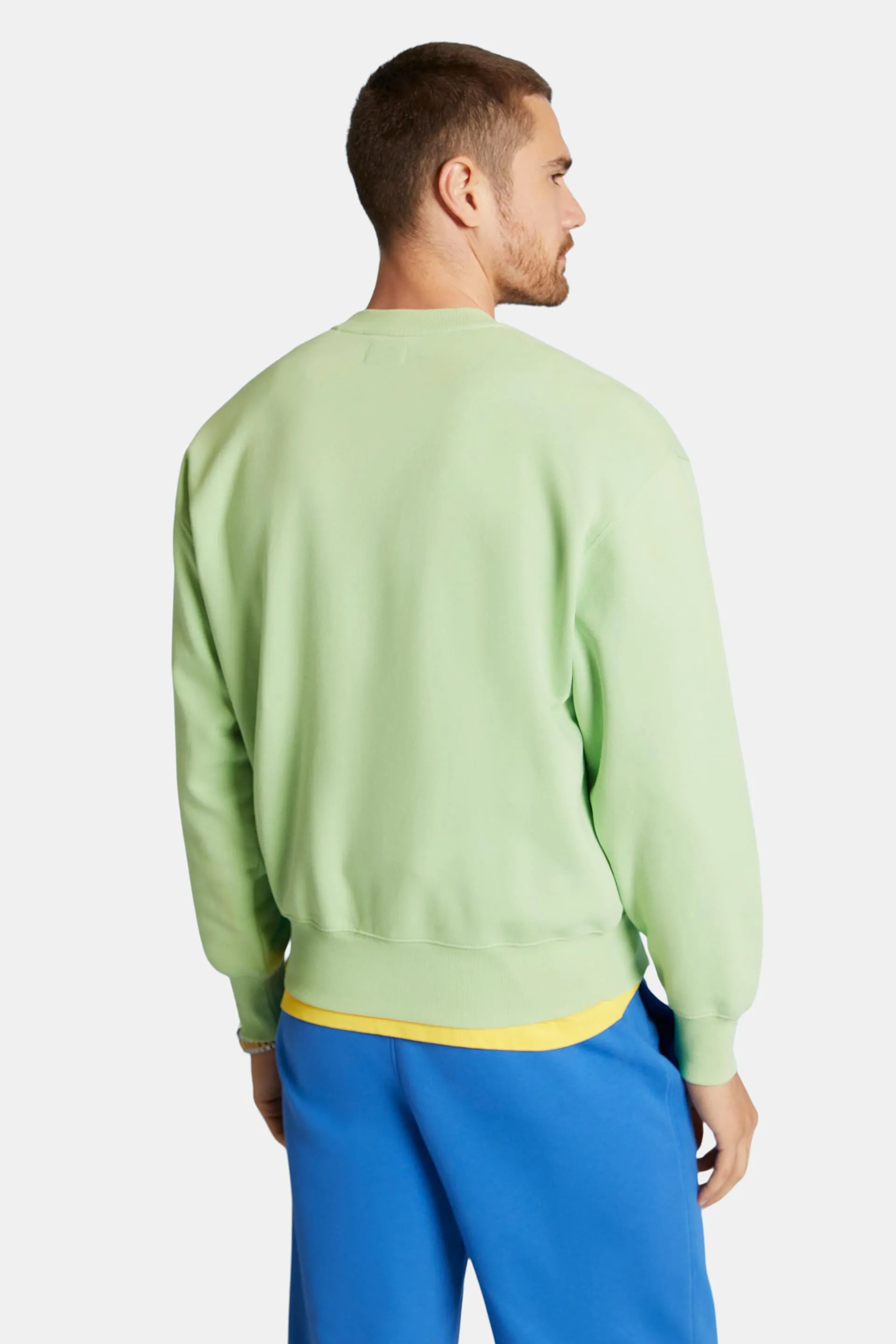 Felpa unisex con logo in pile di cotone