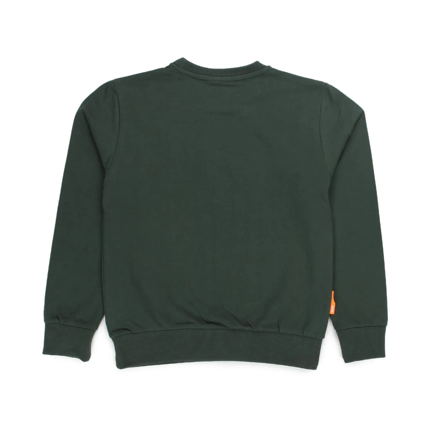 Felpa Verde In Cotone Girl