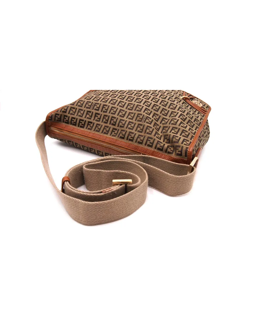 Fendi Shopping Tela Marrone