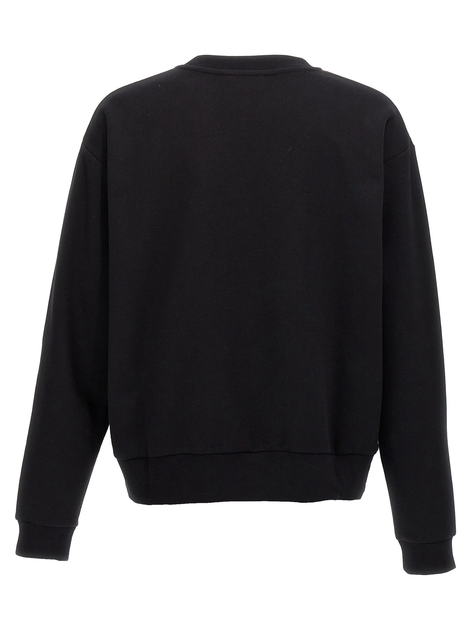 Fur-Effect Logo Felpe Nero