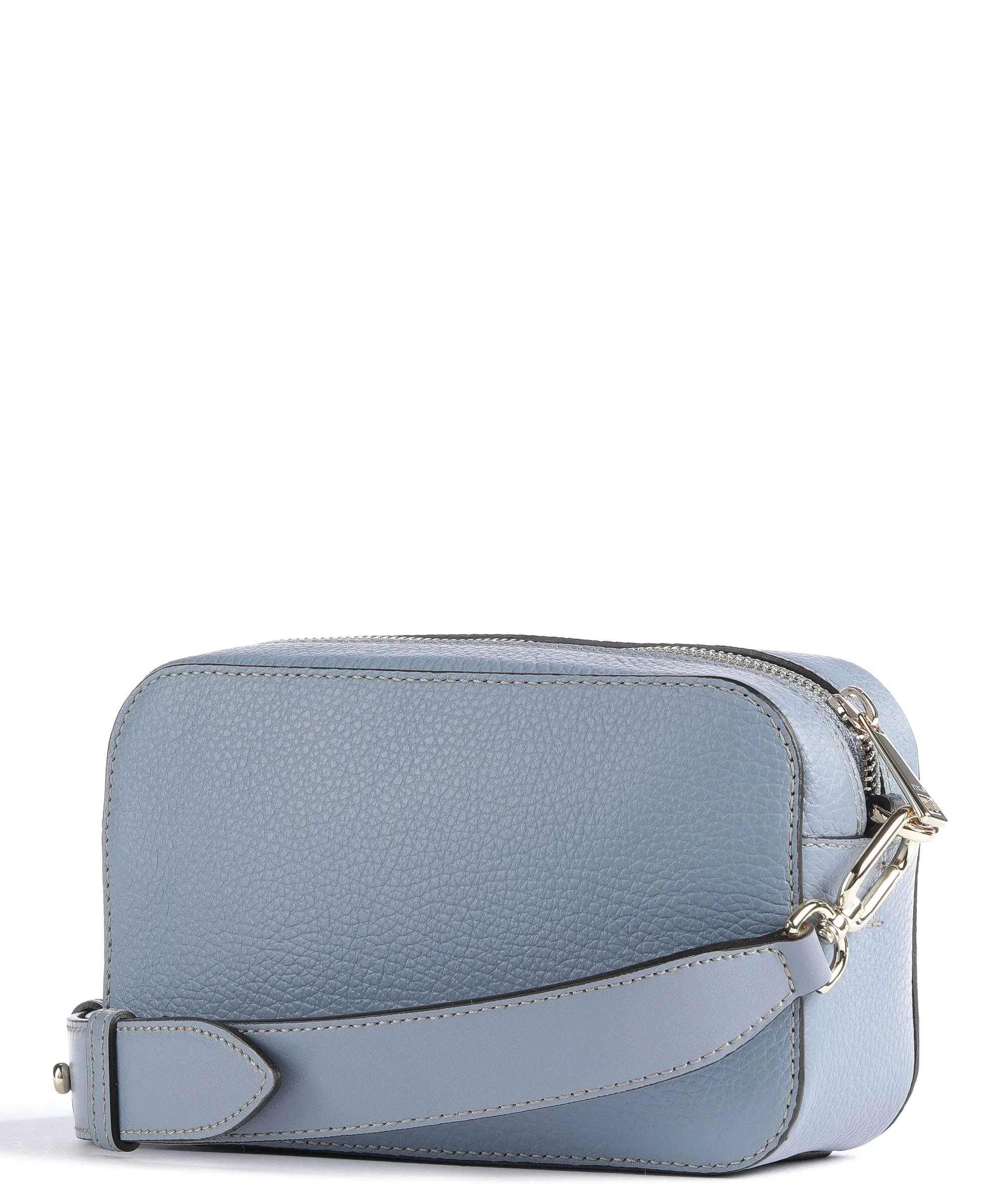  Furla Primula Mini Borsa a tracolla pelle granulata blu chiaro  