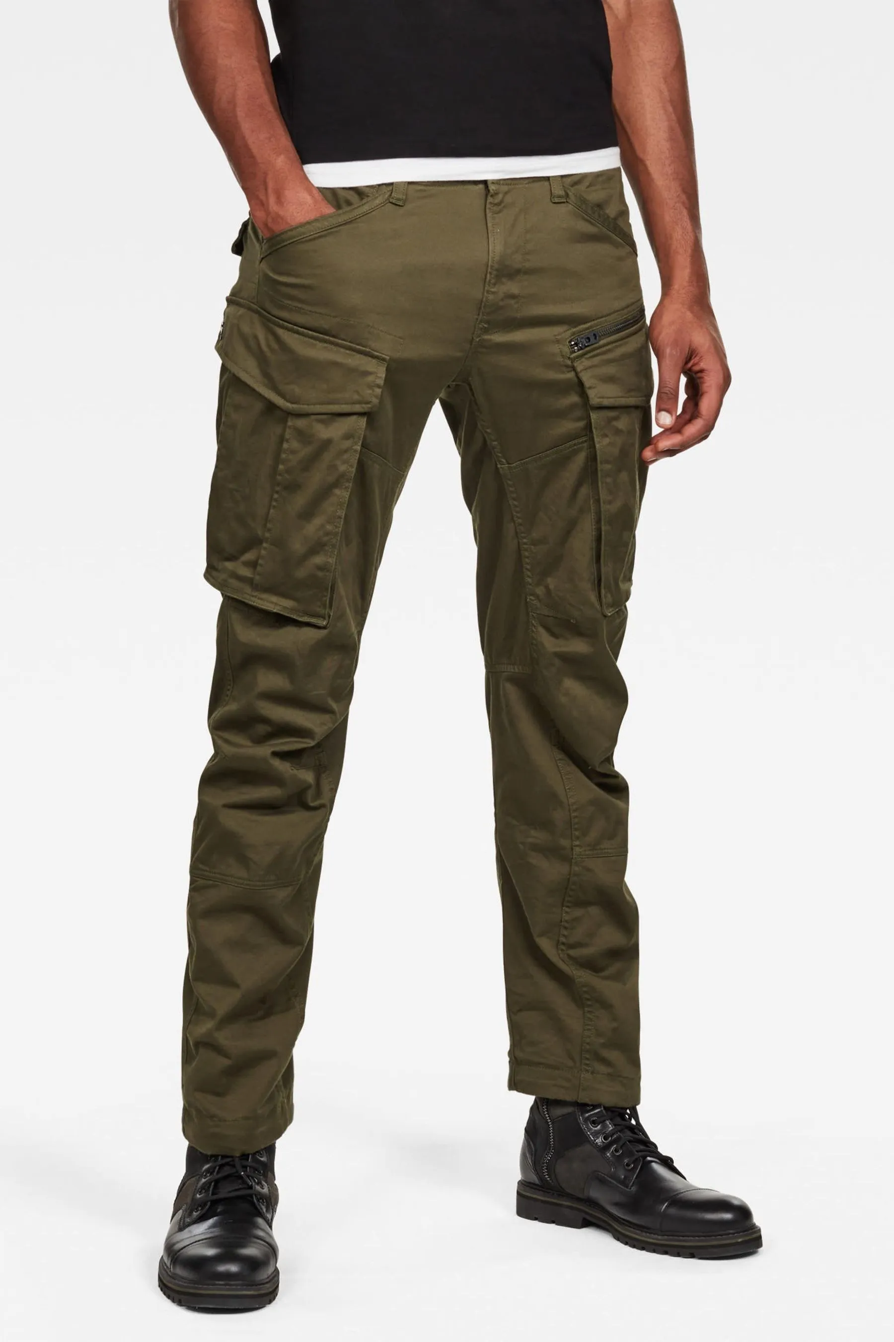 G Star regular  - Rovic - Pantaloni cargo Pantaloni stretti in fondo con zip 3D
