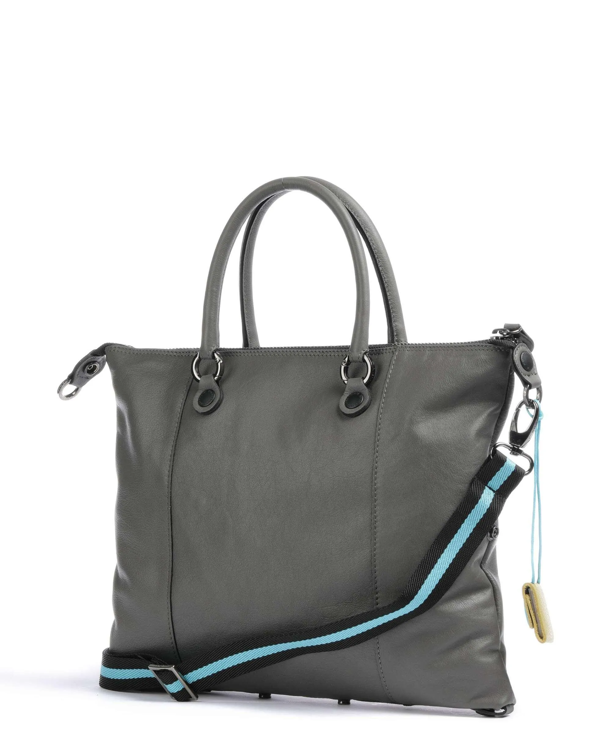  Gabs G3 Plus M Borsa a zainetto pelle di vitello grana grigio scuro  