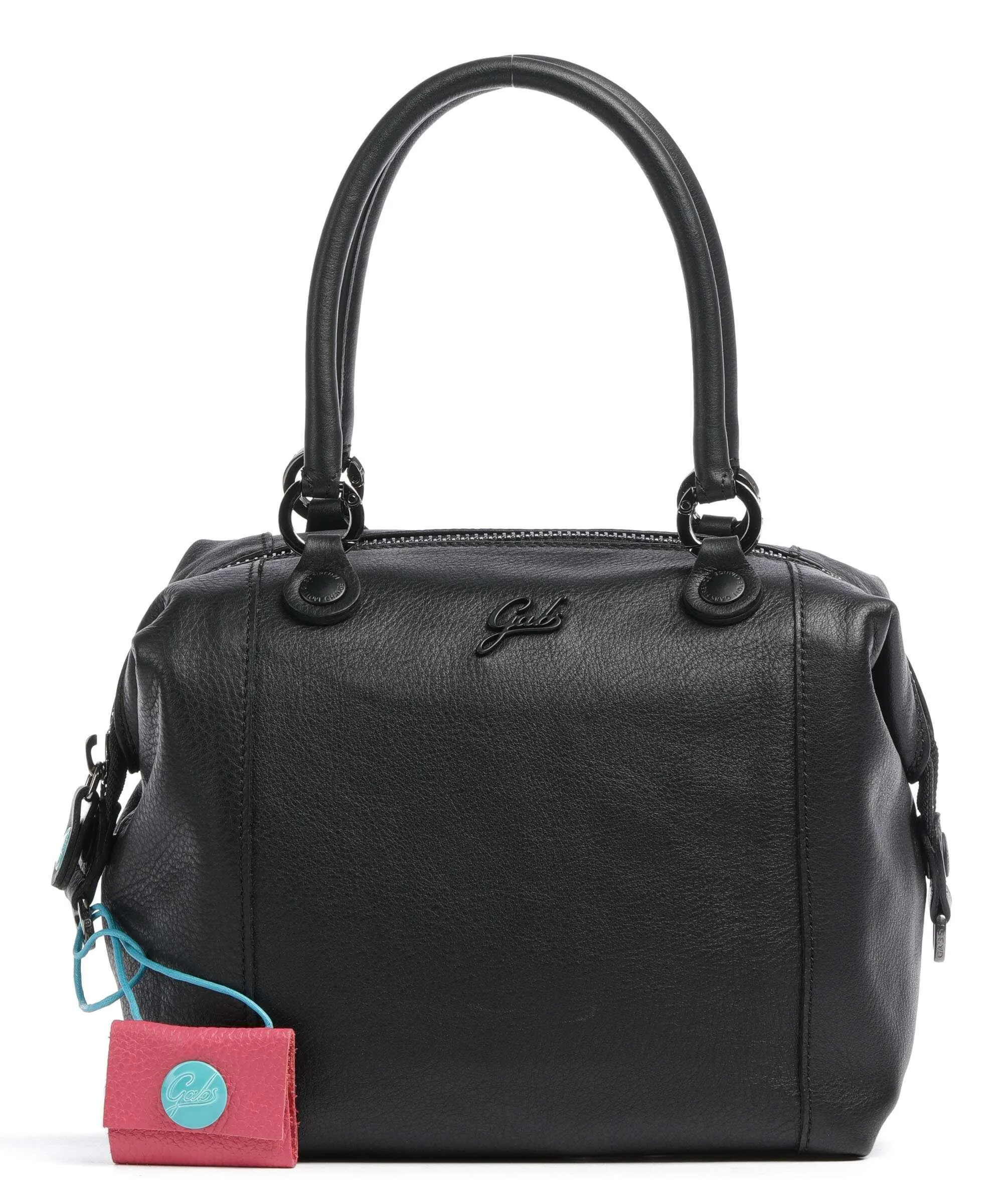  Gabs G3 Plus M Borsa a zainetto pelle di vitello grana grigio scuro  