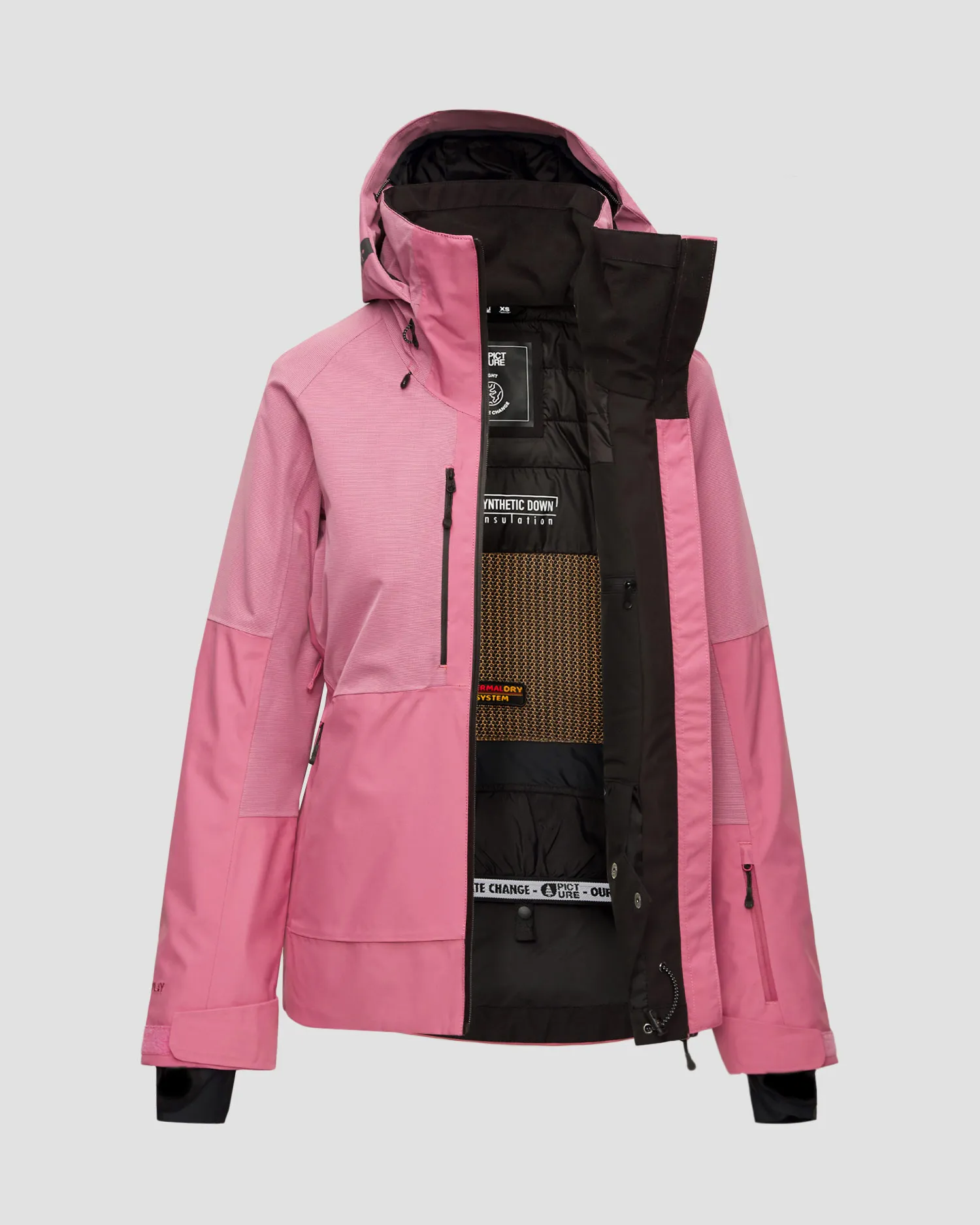 Giacca rosa da sci da donna Picture Organic Clothing Sygna 20/20 wvt311-c