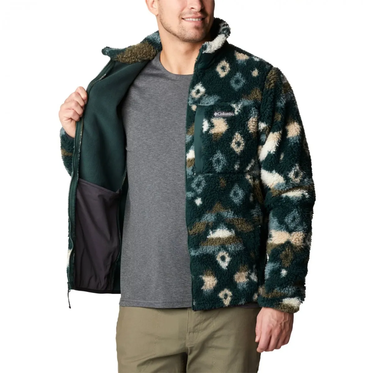 Giacca Winter Pass Print Full Zip