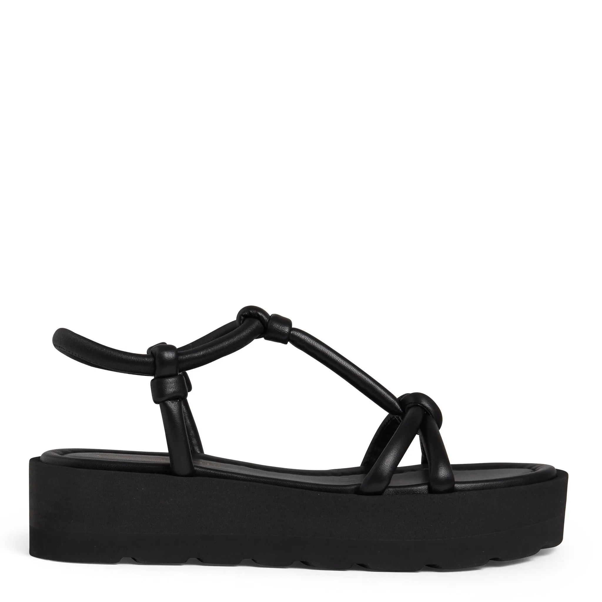 GIANVITO ROSSI  Sandali in pelle neri