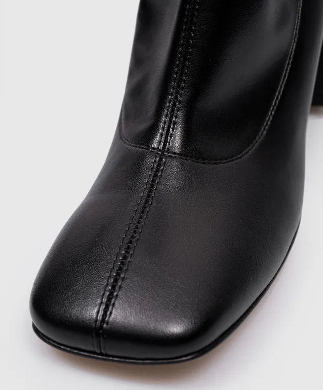 Gianvito Rossi Stivali Lyon in pelle nera G8036770RIC
