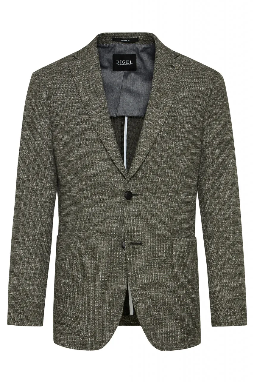 Green jersey jacket digel drop six modern fit